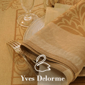Example of Yves Delorme Table Linens